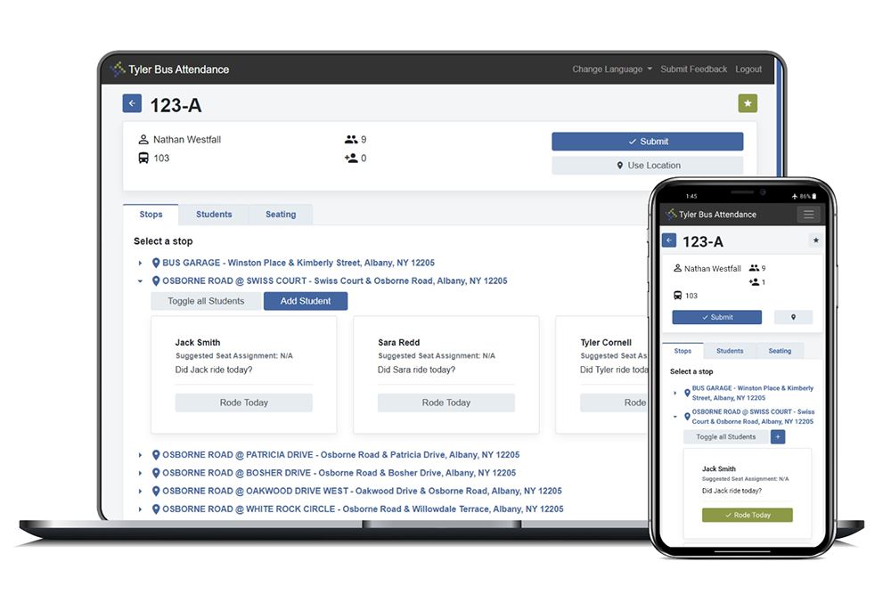 Bus Attendance Mobile App for Attendance Data